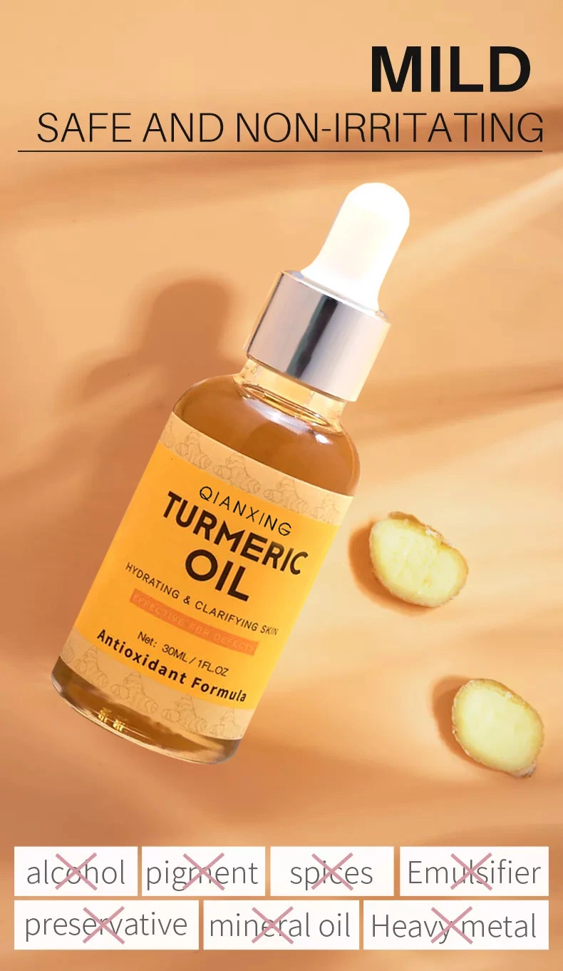 Skin Care Brightening Glows Facial Skin Organic Turmeric Oil Face Serum