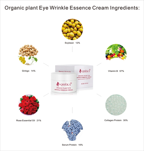 OEM Available Cosmetic Anti Wrinkle Organic Plant Eye Wrinkle Essence Cream