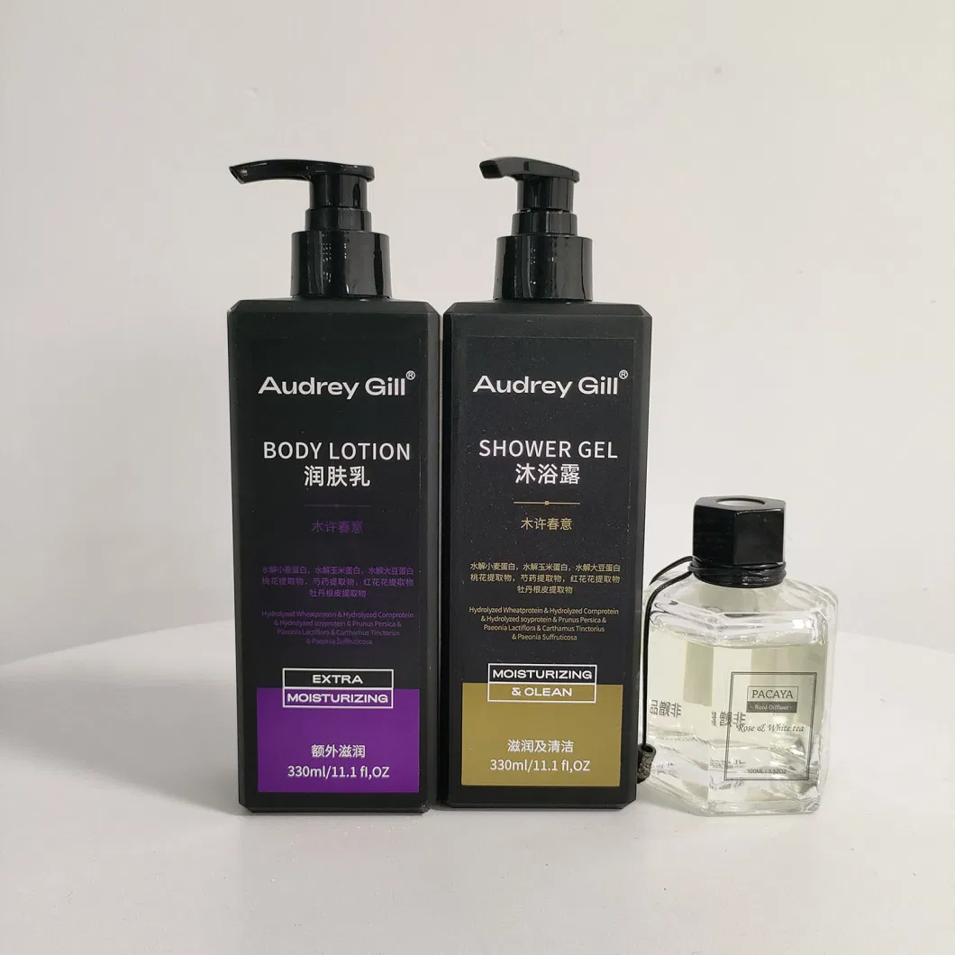 Supplier OEM Wholesale Natural Scented Personal Care Set Shower Gel Body Lotion