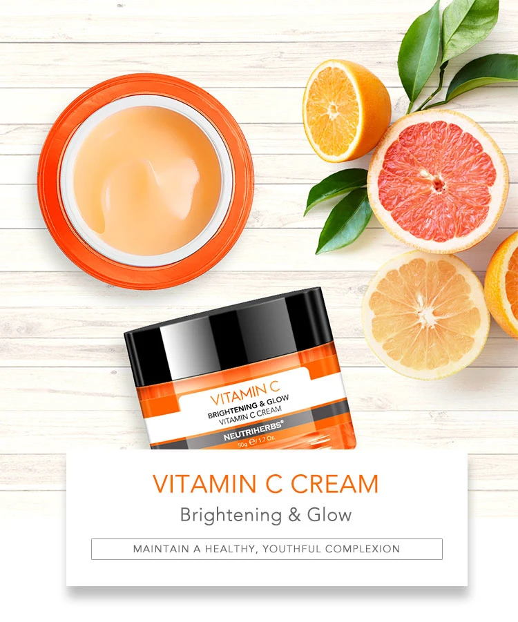 OEM/ODM Private Labels Beauty Whitening Brightening Skin Vitamin C Facial Cream