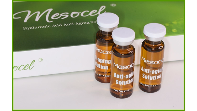 Mesocel Skin Moisturizing Hydration Face Seringues Hyaleron Acide Hyaluronique Ampoule Serum Pour