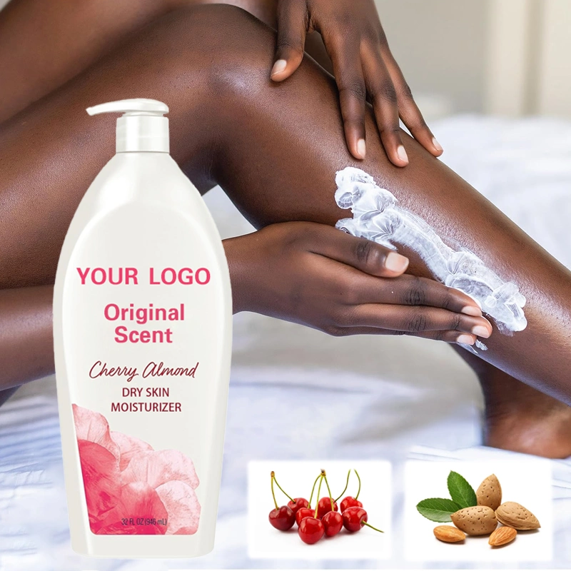 Original Cherry Almond Dry Skin Body Lotion Non-Greasy Revitalizes Age Defying All in One Hand and Body Moisturizer