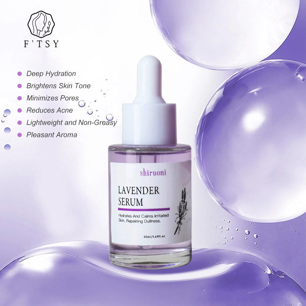 Advanced Deep Hydrating Lavender Serum Brightening Hyaluronic Acid Face Serum