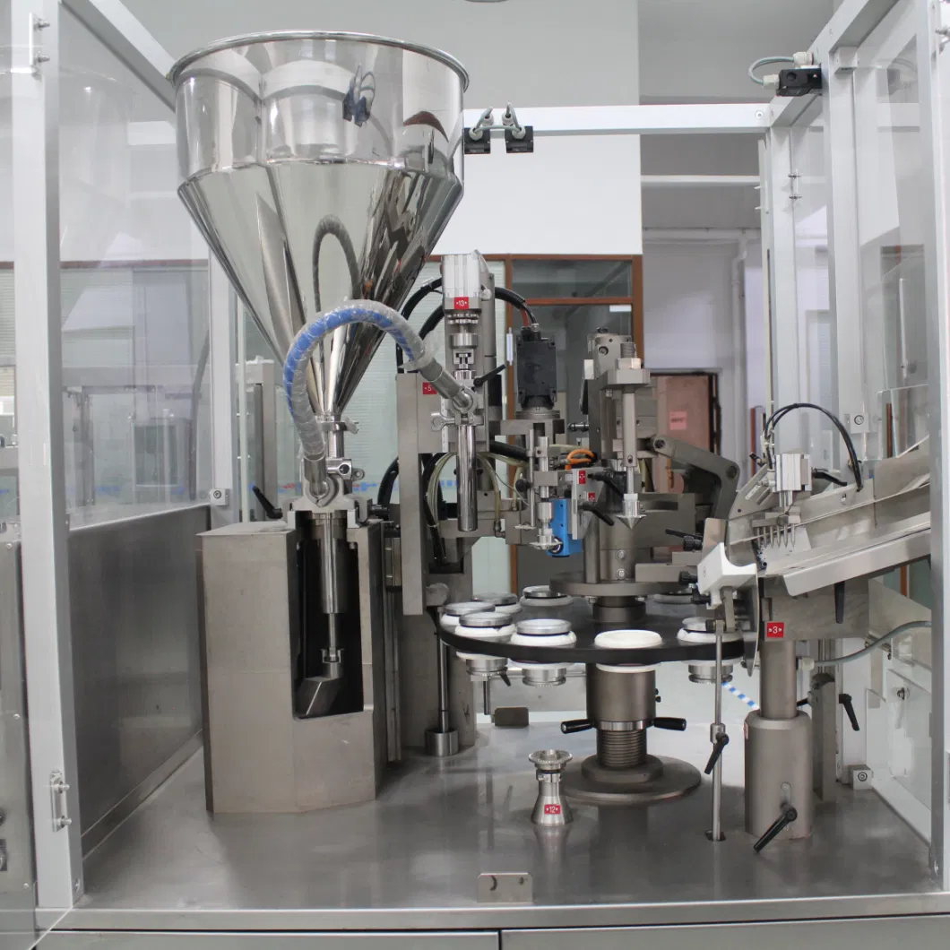 Automatic Toothpaste, Facial Cleanser, Sunscreen, Cosmetic Cream Filling, and Sealing Packaging Machine