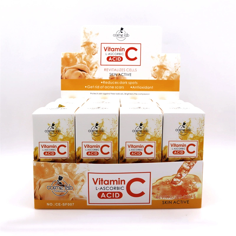 CE Logo Vitamin C Serum for Face Skin Care Cleanser Active Formula Antioxidant Serum Brightening Revitalizer Anti Aging Serums