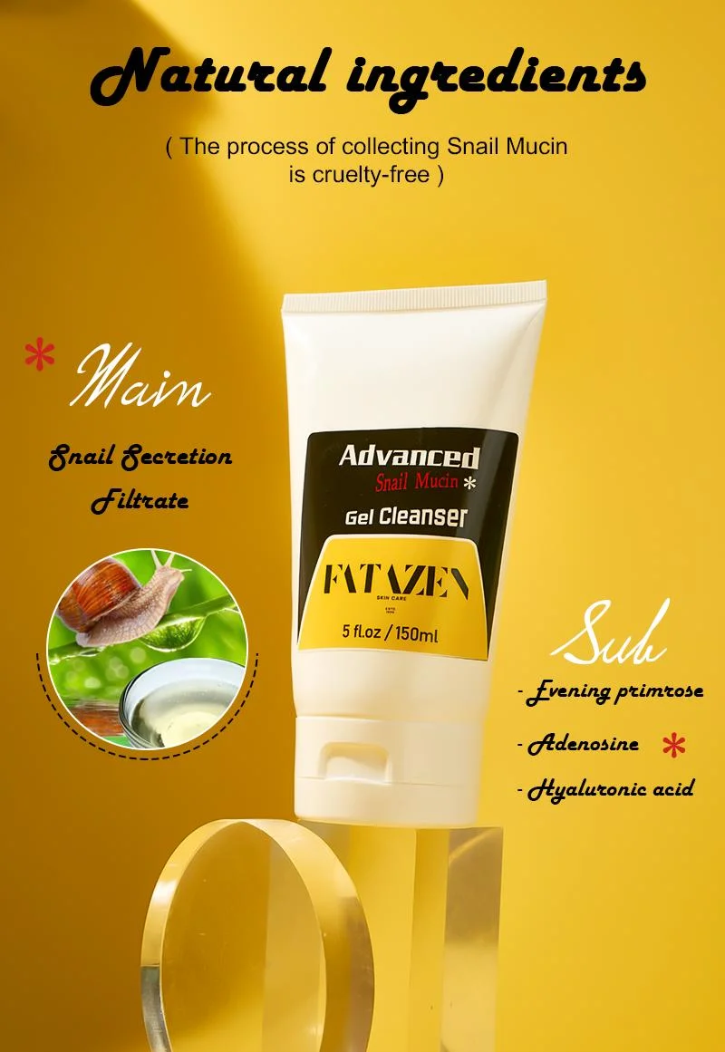 Deep Cleansing Moisturizing Anti Acne Treatment Smoothing Foaming Snail Facial Cleanser