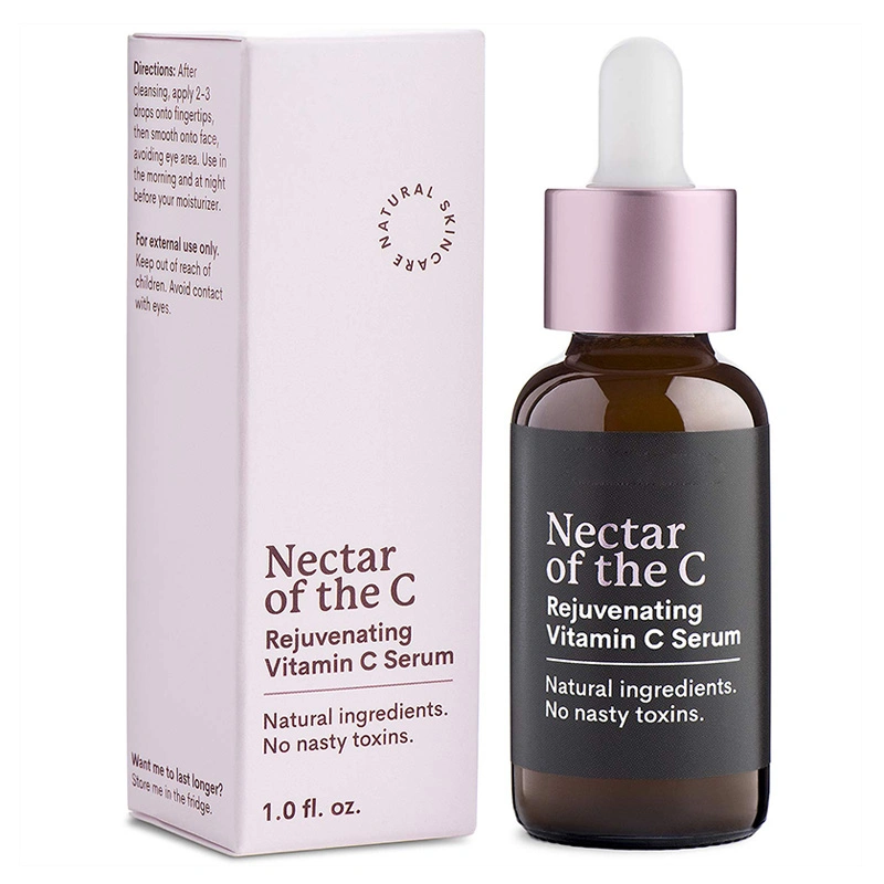 Custom 30ml Hydrating Anti Aging Brightening &amp; Rejuvenating Natural Vitamin C Serum