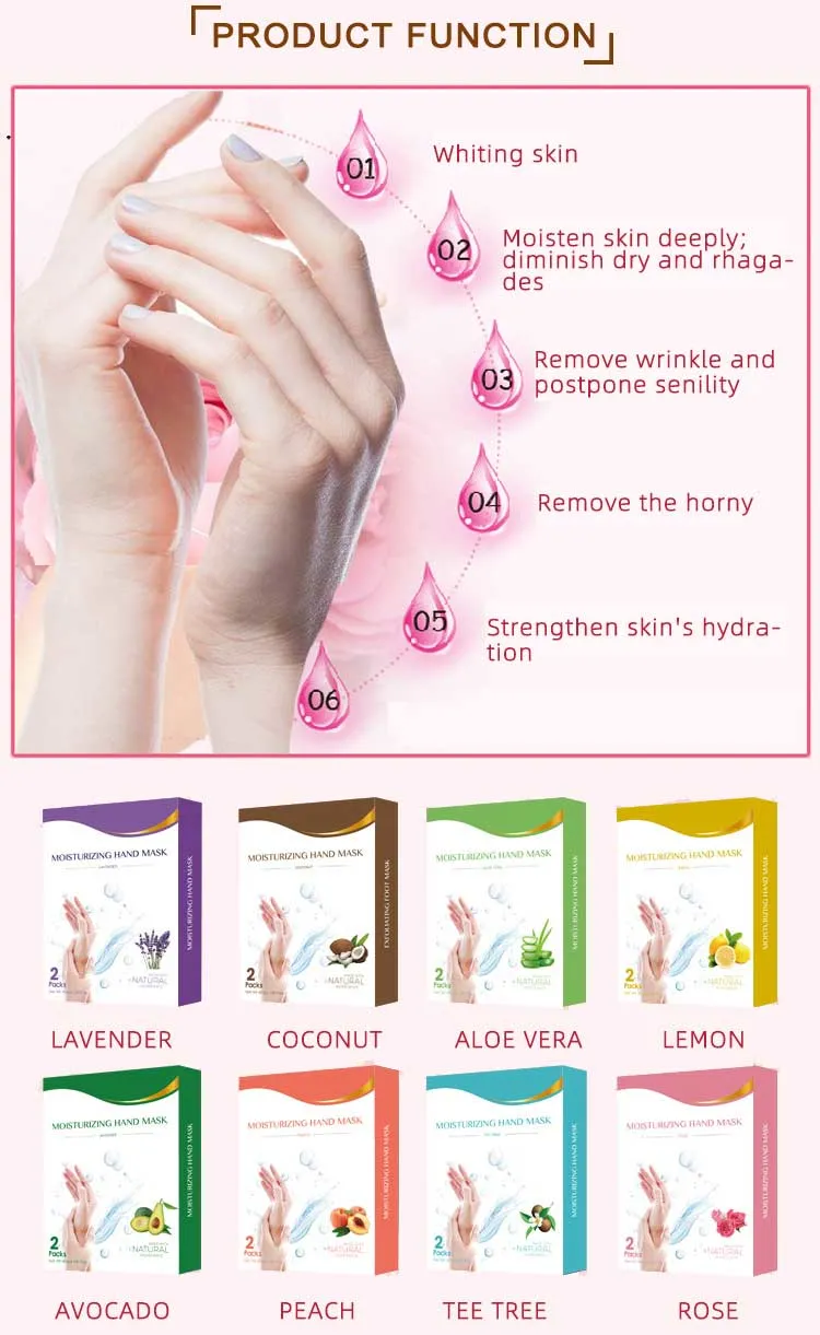 Private Labeling Oil Deep Moisturizing Whitening Hand Cream Mask