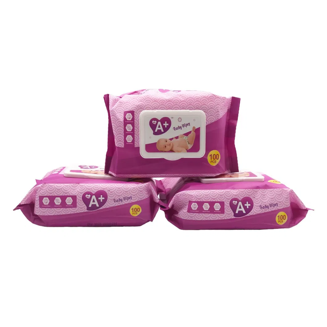 Custom Wet Wipes Factory Wholesale Cheap Alcohol Free Wet Towel Disposable Cleaning Baby Wet Wipe