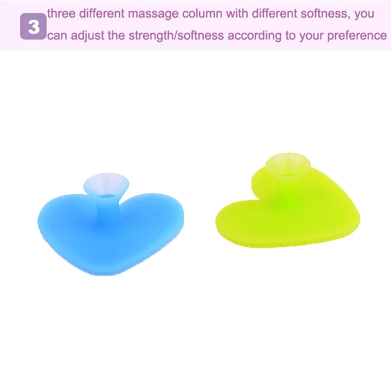 Soft Silicone Facial Face Wash Brush Silicone Face Brush Cleanser