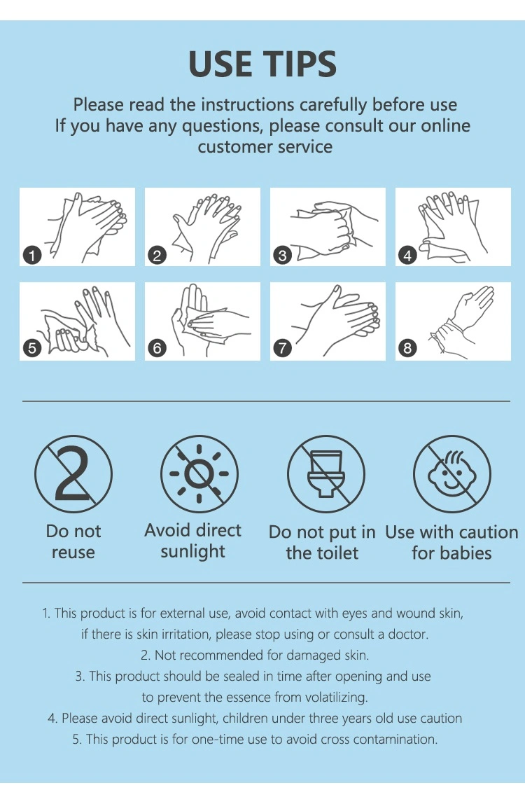 Fengle Sanitizing Wet Wipes - 60/80/100 Sheets with 75% Alcohol Wipes for Daily Use - Personal Fresh Wipes for Hand and Facial Wipes