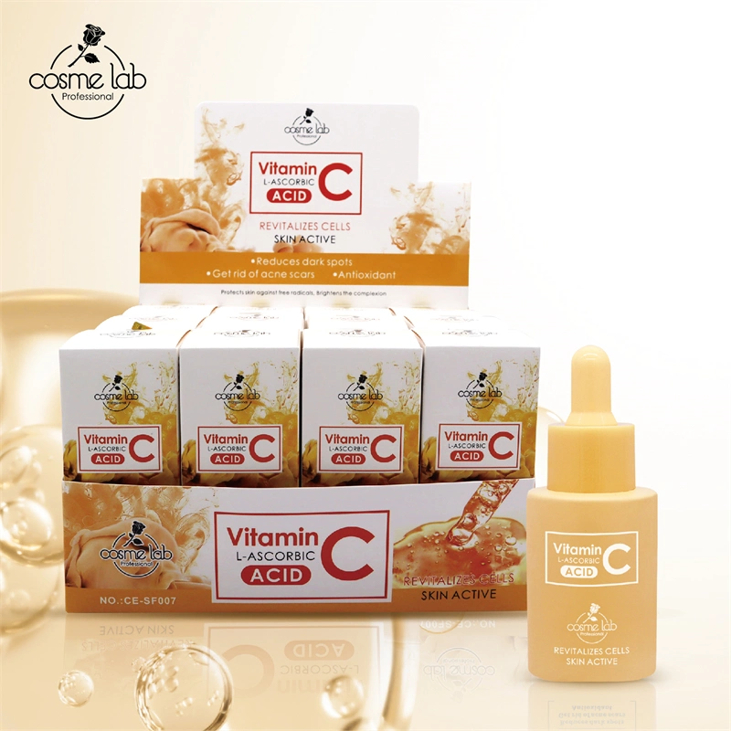 CE Logo Vitamin C Serum for Face Skin Care Cleanser Active Formula Antioxidant Serum Brightening Revitalizer Anti Aging Serums