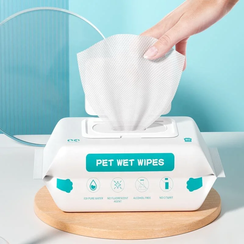 Disposable Home Use Pet Wipes Cleansing Wipes Organic Dog Cat Ear Eye Clean Grooming Dog Wet Wipes