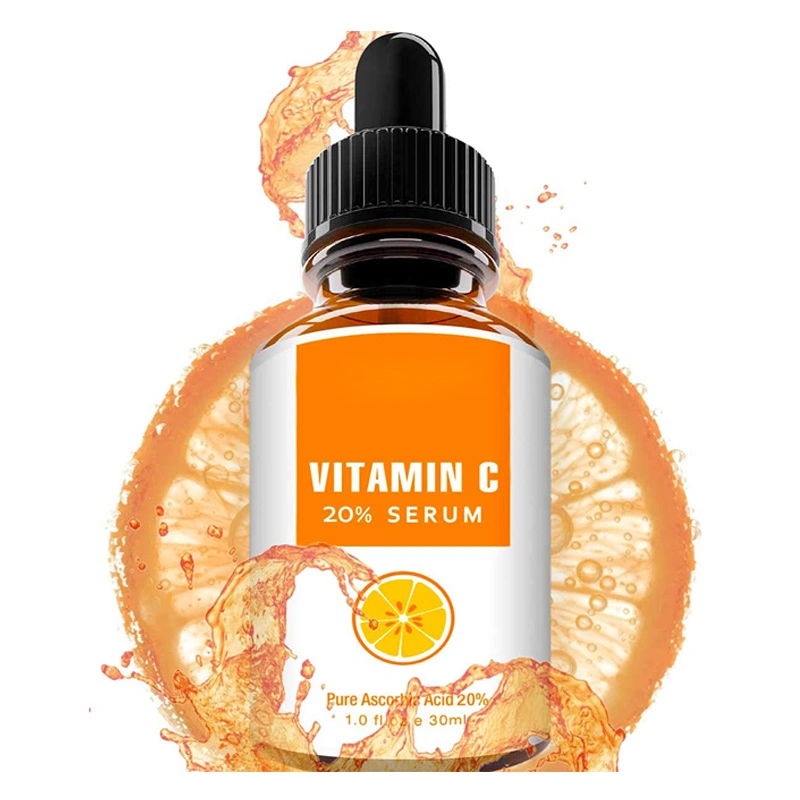 Private Label Pure Organic 20% Vitamin C Facial Skin Care Brightening Lightening Serum