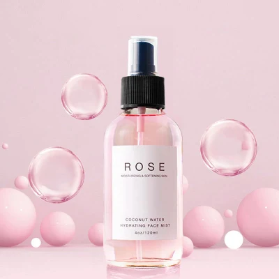 Bilanciamento tonico con acqua di Rosa e acido ialuronico viso Toner