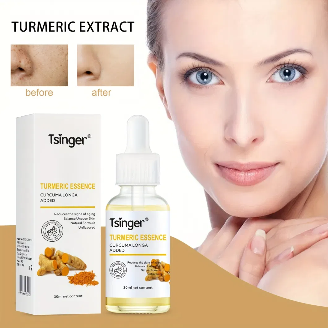 Brightening Turmeric Vitamin C Face Serums Hyaluronic Acid Face Serum