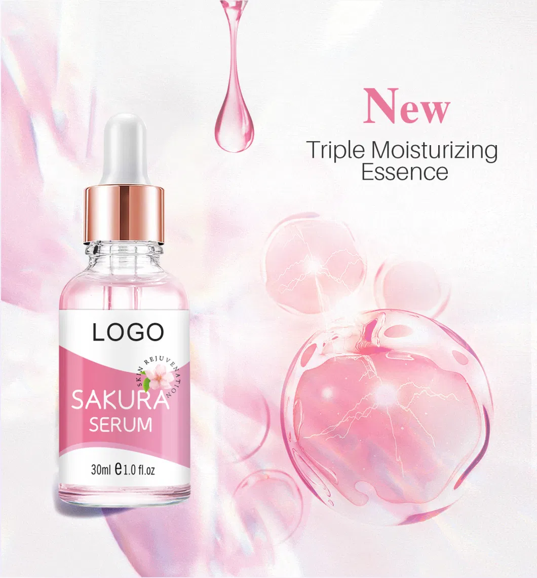 Beauty Cosmetics Skin Care Moisturizing Repairing Brightening Shrink Pores Cherry Blossom Serum