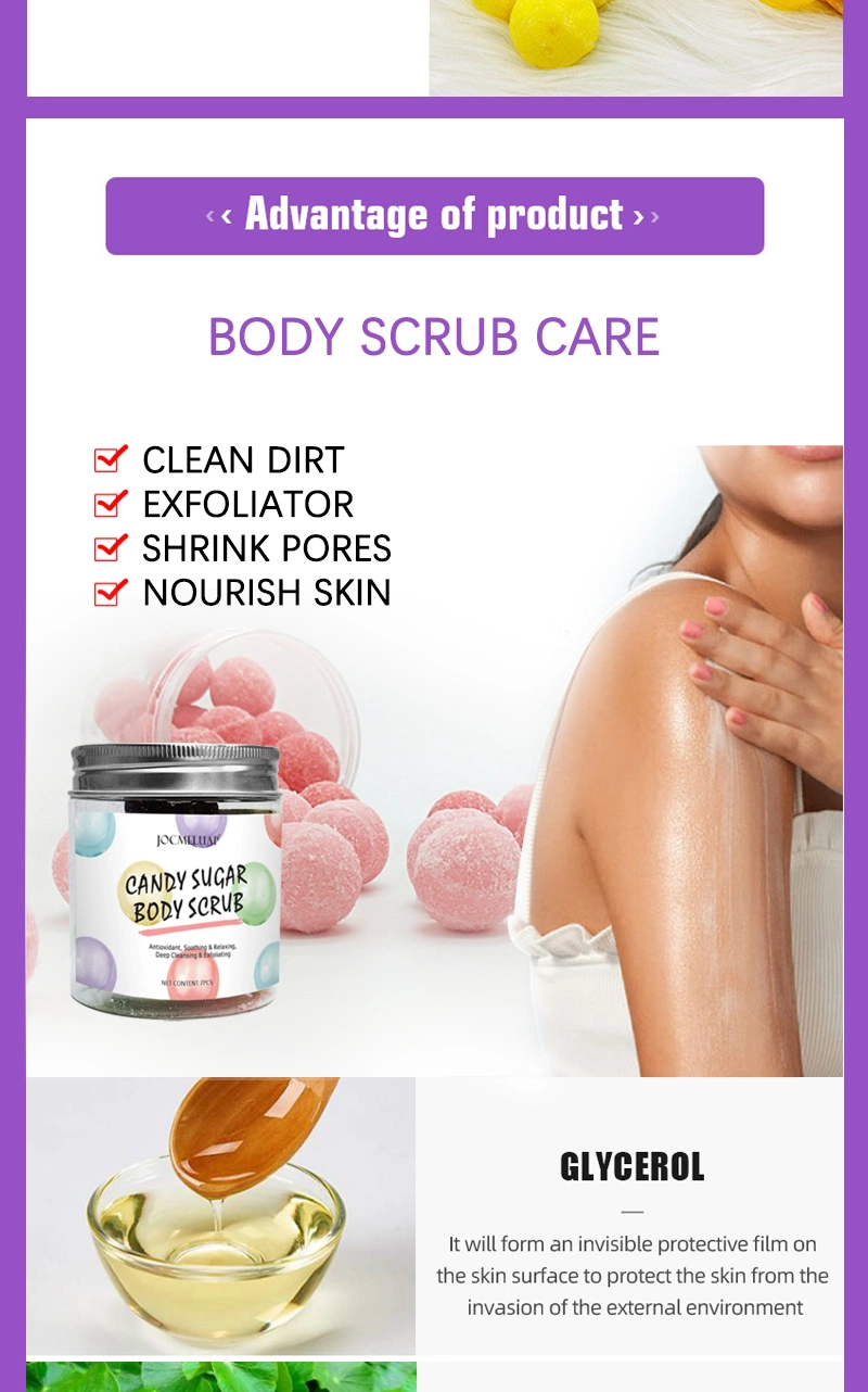 New Brand Nature Body Scrub Body Wash Exfoliating Moisturizing Whipped Body Scrub