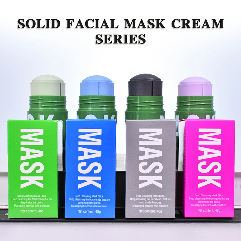 OEM High Quality Facial Clear Original Deep Cleaning Clay Facial Mask Green Tea Mud Mask Stick