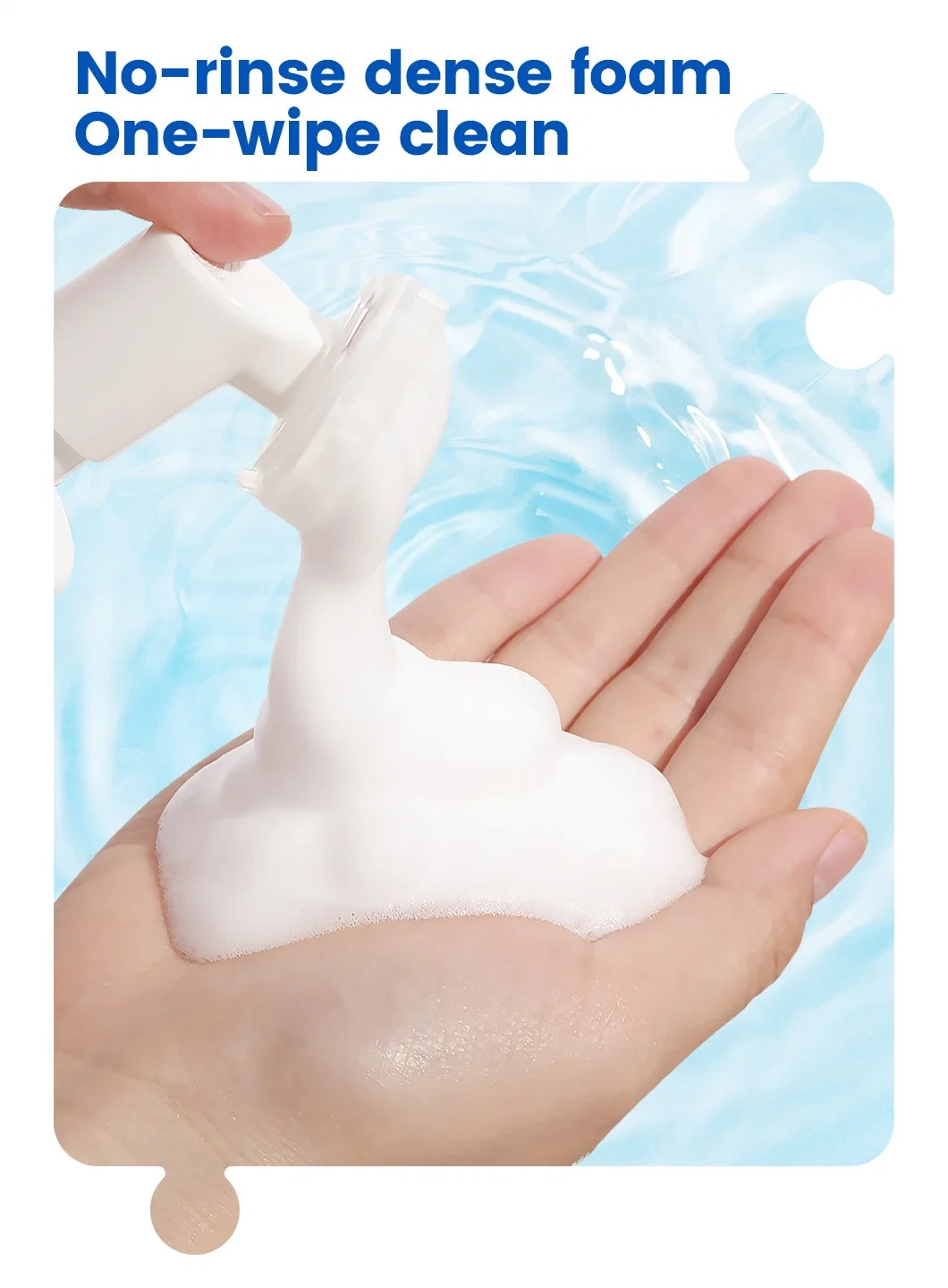 Wholesale Pet Supply 150ml Foam with Massage Head Pet Dogs&Cats Paw Deep Cleaning Foam Pet Foot Paw Cleansing Foam