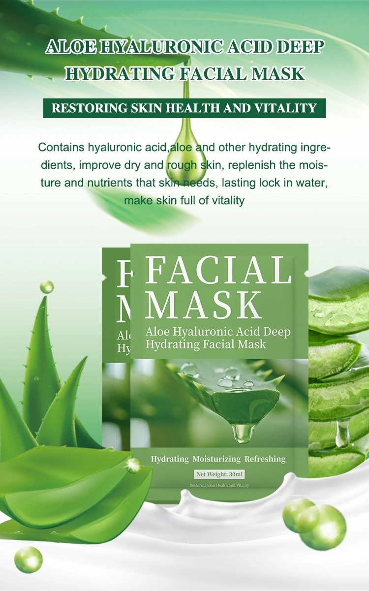 OEM/ODM Moisturizing Smoothing Repair Face Mask Outdoor Travel Facial Mask