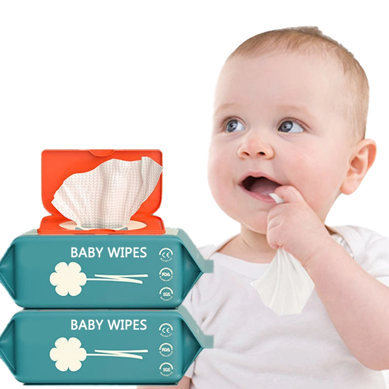 China Factory Hand and Face Non-Woven Disposable Baby Wet Wipes