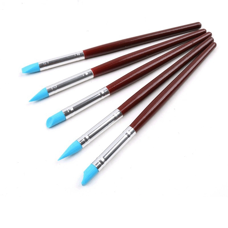 Soft Head 5PCS/Set Stain Removal Pen Silicone Soft Clay Fingerprint Cleaner Multi-Purpose Soft Pottery Tool