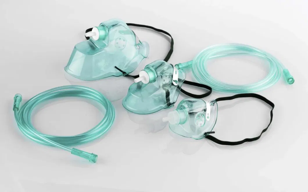 Disposable Baby Child Adult Sizes Single Use PVC Aerosol Oxygen Nebulizer Mask