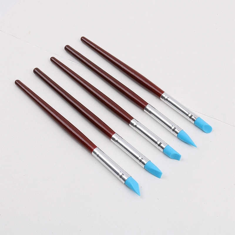 Soft Head 5PCS/Set Stain Removal Pen Silicone Soft Clay Fingerprint Cleaner Multi-Purpose Soft Pottery Tool