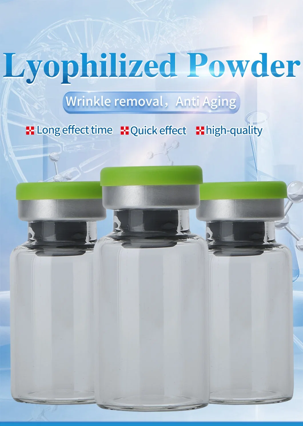 OEM/ODM Private Label Customized Serum Anti-Aging Anti-Wrinkle Lyophilized Powder Set Skin Serum