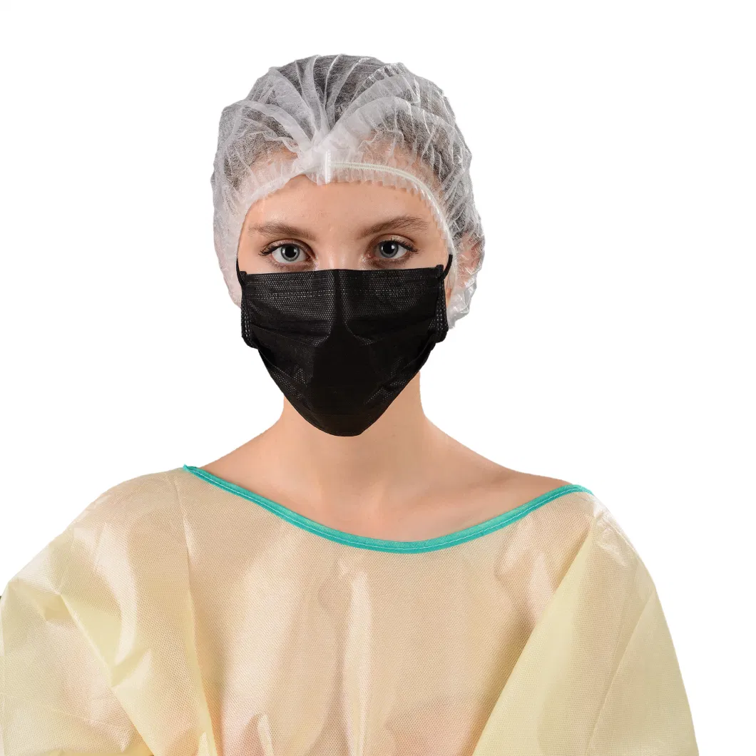 Disposable Black Carbon Face Mask 3/4 Layer Anti-Dust Mask