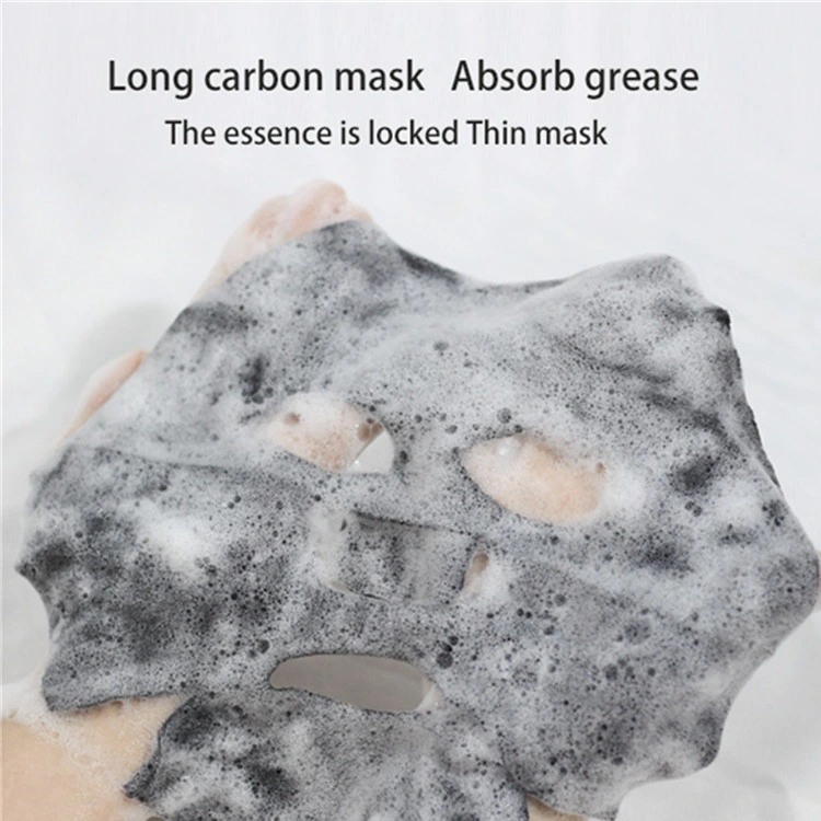 Korean Beauty Carbonated Bamboo Charcoal Film Purify Pores Bubble Mask