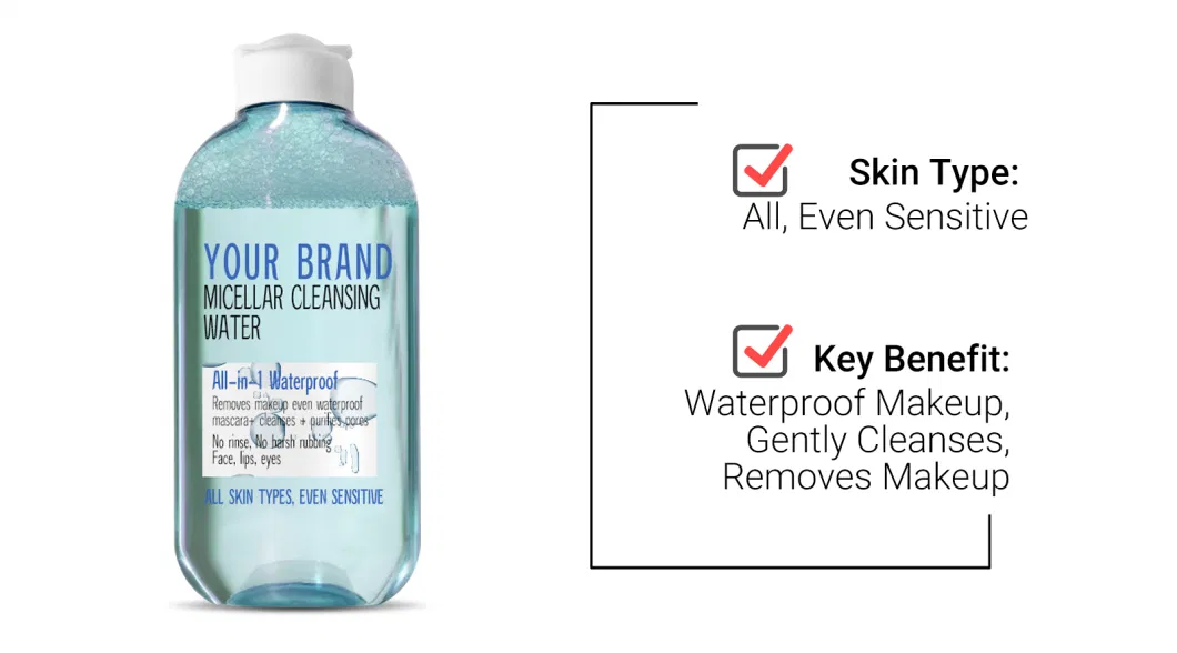 Micellar Cleansing Water Cleanses Makeup Remover