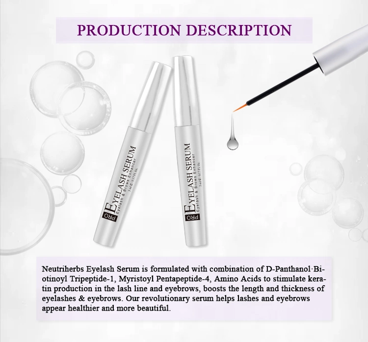 Wholesale Lightweight Formula Vegan Lash and Brow Rapid Enhancing Eyelash Growth Serum