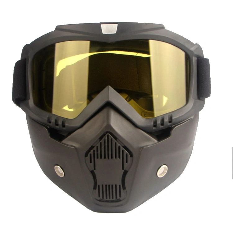 Fashion Goggle Mask Motorcycle, Goggle Mask for Outdoor, Hotsale Google Mask Detachable