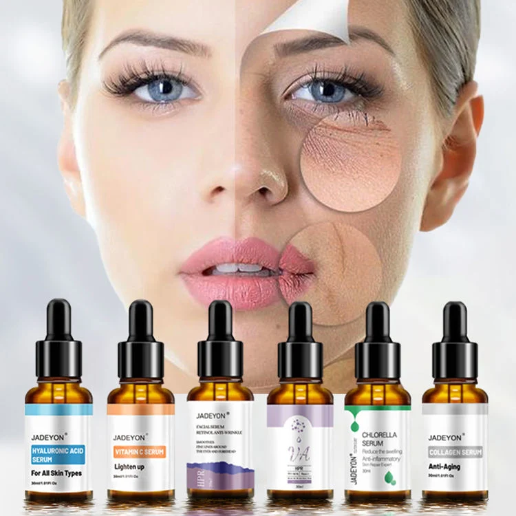 Private Label Skin Care Serum 20% Hyaluronic Acid &amp; Vitamin E OEM Organic Anti Aging Brightening Wrinkle Face Vitamin C Serum for Hainan Seafort Healthcare Lt