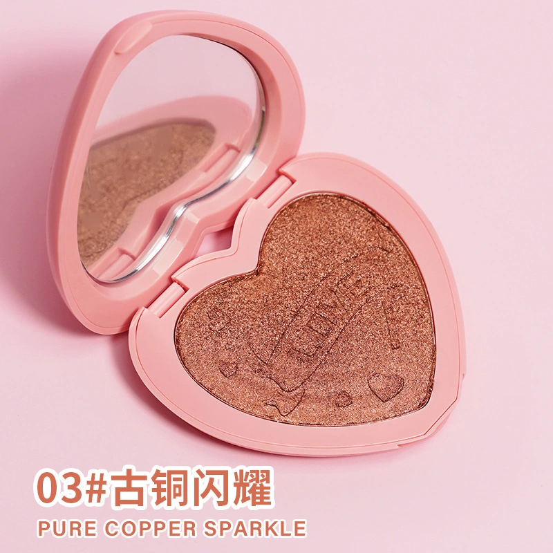 Vegan Make up Glow Cosmetics Bronzer Body Face Illuminating Makeup Sweatheart Highlighter Powder Pressed Highlighter Palette