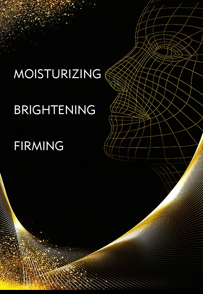 Wholesale Private Label Hyaluronic Acid Brightening Moisturizing Repairing 24K Gold Face Serum