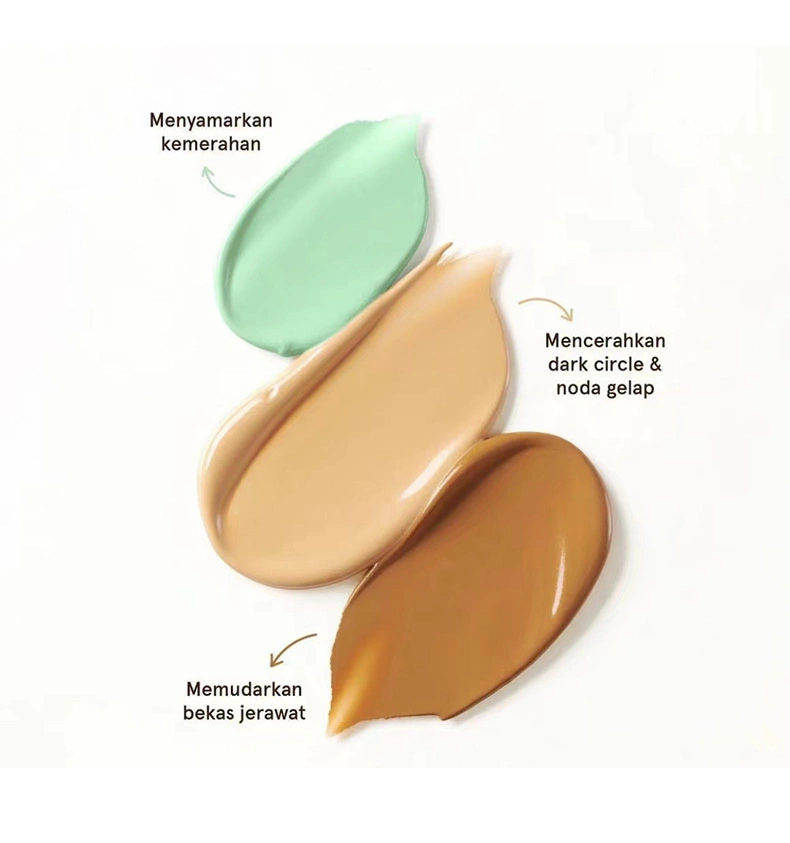 Six-Color Makeup Waterproof and Non-Removing Makeup Repair Cream Concealer