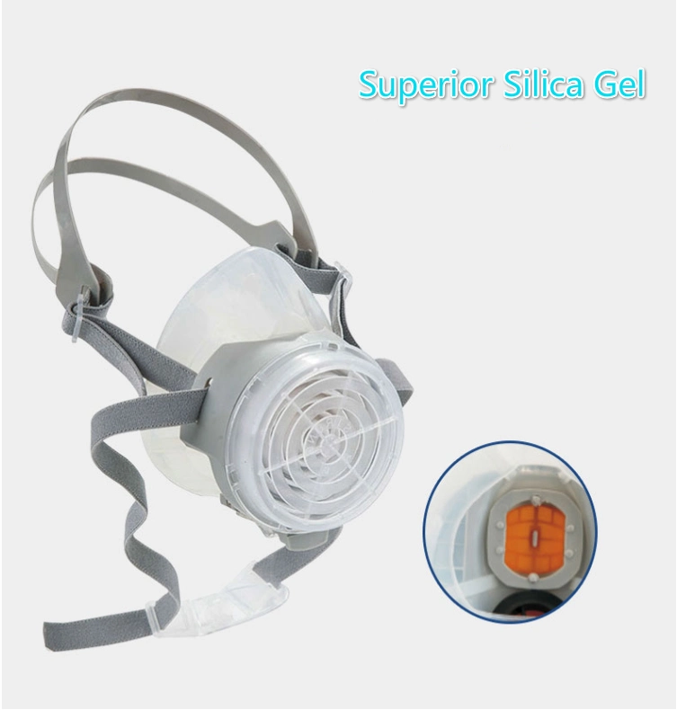 China Protective Silica Gel Gas Mask for Worker