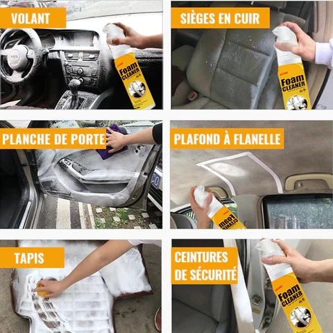 Manufacturer Wholesale OEM Home Cleaning Foam Cleaner Spray Multi-Purpose Car Care Cleaner for Car Interiors Car Foam