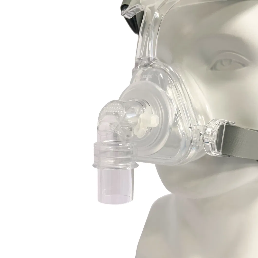 PVC Adult CPAP Mask Medical Detachable Nasal Mask with Adjustable Headgear