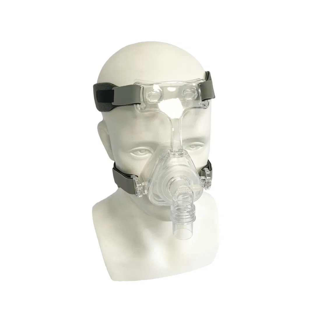 PVC Adult CPAP Mask Medical Detachable Nasal Mask with Adjustable Headgear