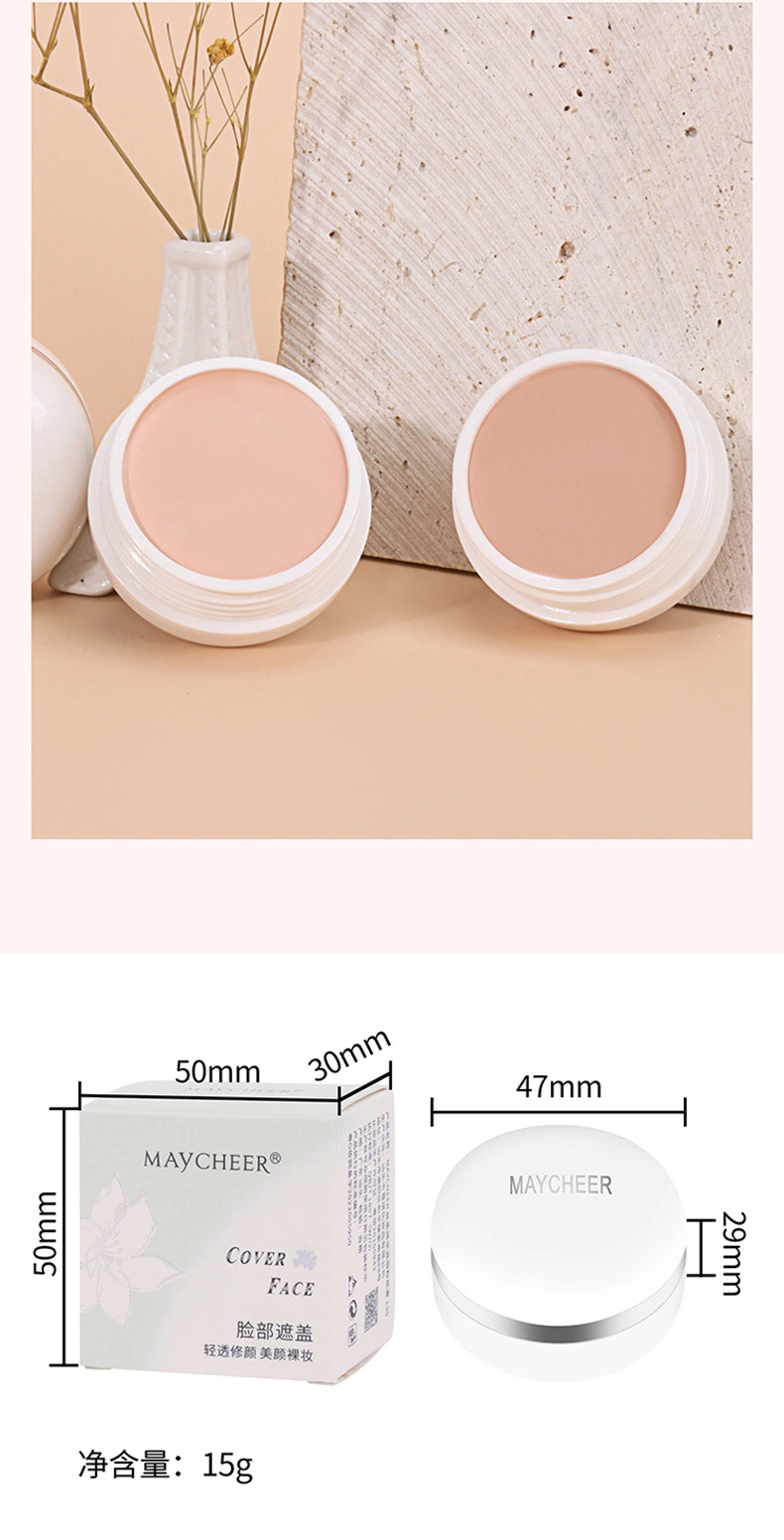 Foundation Make-up Cream Black Eye Circles Acne Marks Covering Spots on Face Brightening Skin Tone Concealer