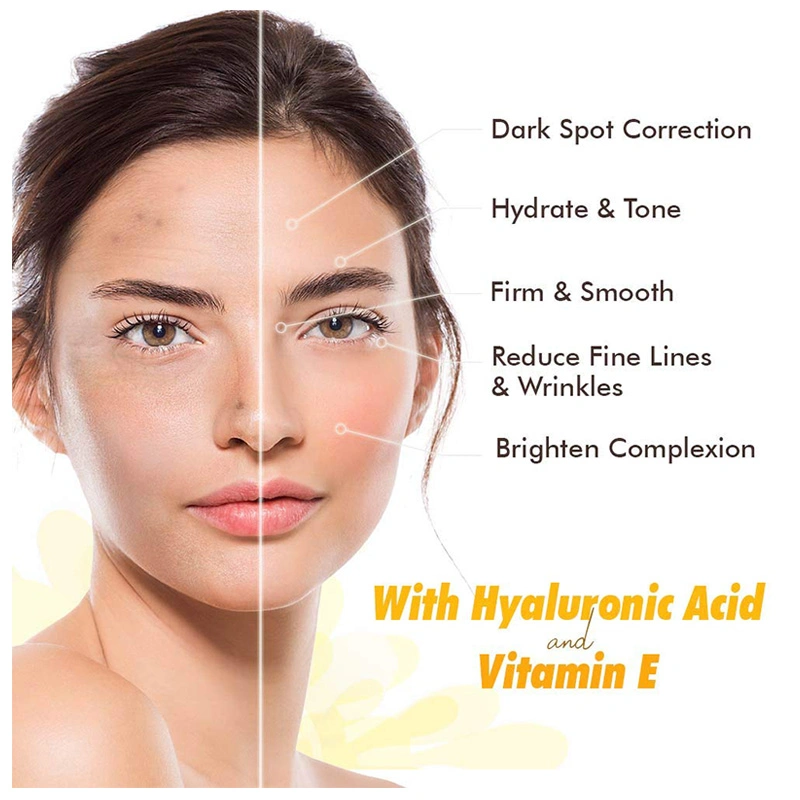 Private Label Pure Organic 20% Vitamin C Facial Skin Care Brightening Lightening Serum