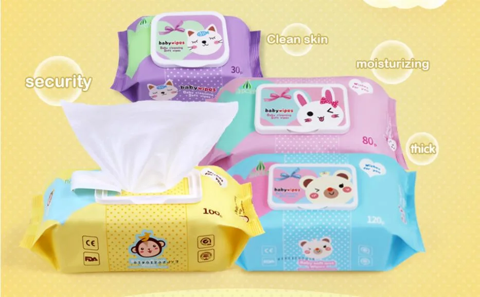 Baby Hand Wipes 100 Sheets Baby Hand Mouth Face Cleaning Wipes