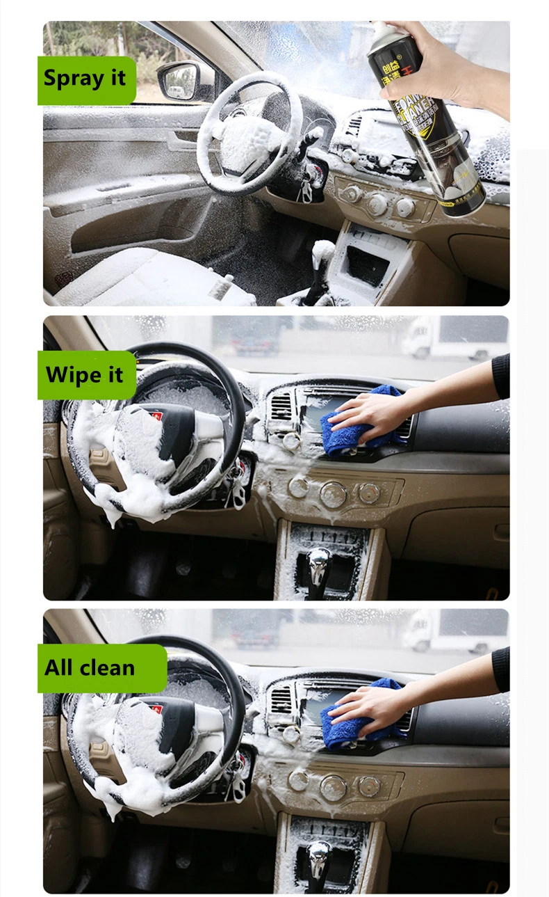 Factory Price Car Care Accessories Multi-Purpose Foam Cleaner Car Leather Cleaner