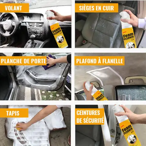 Manufacturer Wholesale OEM Home Cleaning Foam Cleaner Spray Multi-Purpose Car Care Cleaner for Car Interiors Car Foam