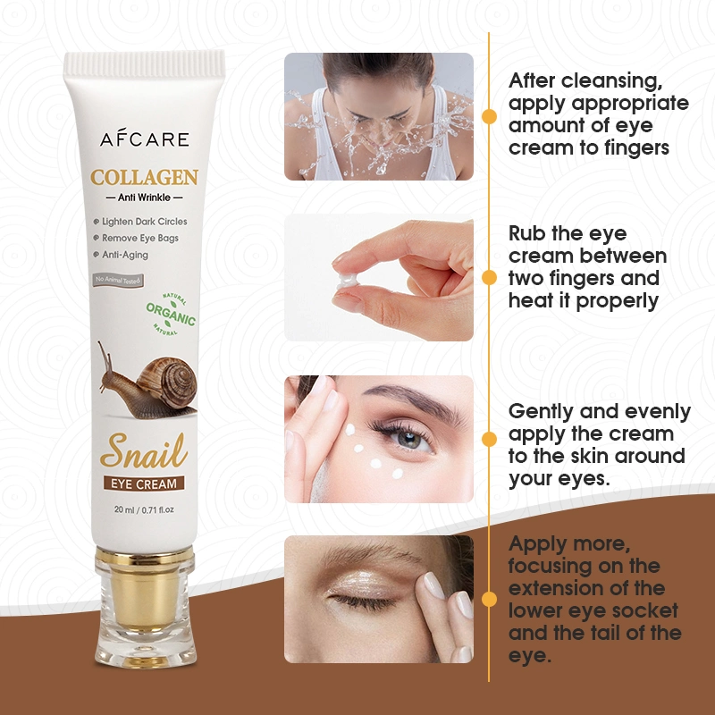 The Eye Concentrate Moisturizing Intense Snail Eye Cream Anti-Aging Anti-Wrinkle