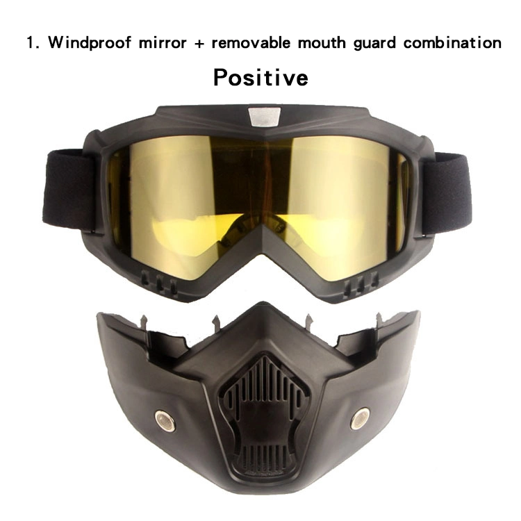 Fashion Goggle Mask Motorcycle, Goggle Mask for Outdoor, Hotsale Google Mask Detachable